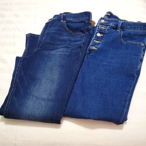 Express High Rise Leggings size 14